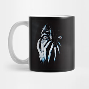 scary womens face Mug